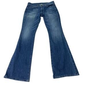 William Rast for Target Womens 27 Medium Wash Low Rise Y2K Flare Denim Jeans